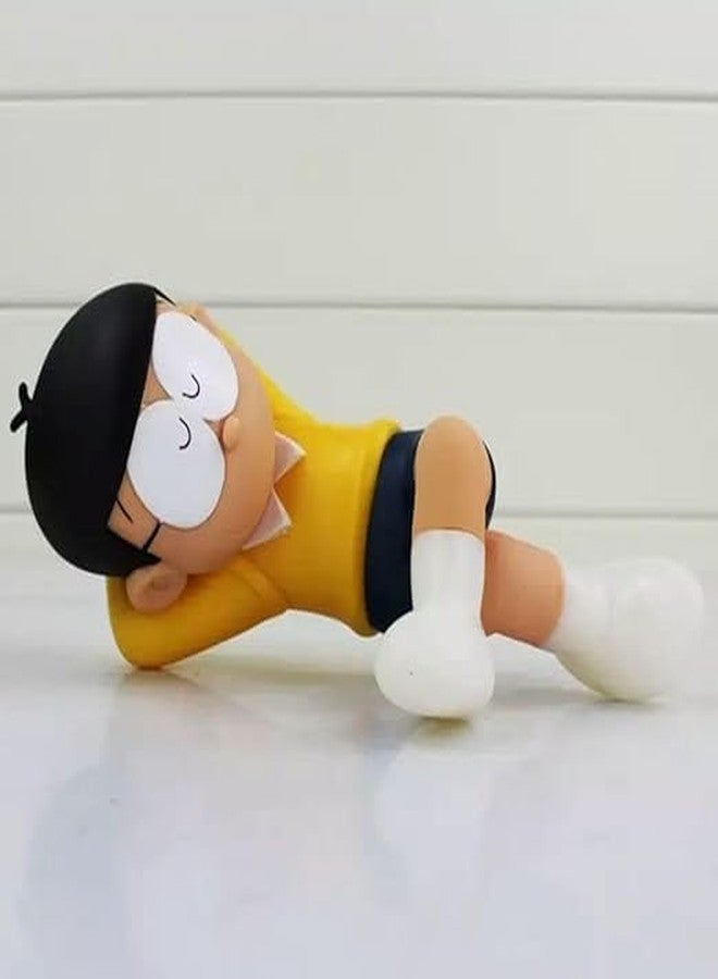 SMARAN Cute Kid Nobita Relaxing Figure | Nobita Figure | Collectible| No Box | Doraemon Lover | Doraemon Lover | 18 cm | Anime | Lying Pos - Image 2